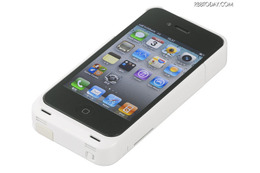 バッファローコクヨサプライ、バッテリ内蔵iPhone 4/4Sケースを約3割値下げ 画像