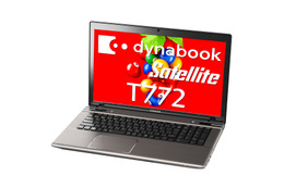 東芝、ハイブリッドHDD搭載のWebオリジナル「dynabook Satellite T772」受注開始  画像