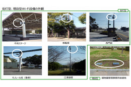 熊本市動植物園とNTT西、景観保護地域にも設置できるWi-Fi環境をテスト
