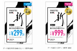 廉価SIM「FREETEL SIM」、ヨドバシなど主要量販店で販売開始 画像