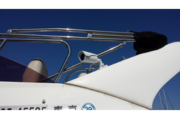 海での利用を想定したボート専用防犯カメラシステム