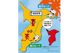 日本旅行が千葉の観光スポットをめぐる高速バス…成田空港発着便利用者は無料