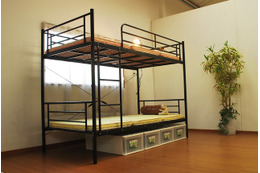 耐震仕様で大人も使える二段ベッドが売上好調