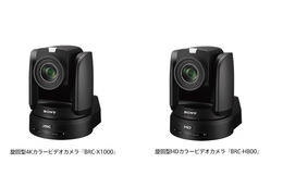 1.0型CMOSセンサー搭載の旋回型4Kカメラ……ソニー