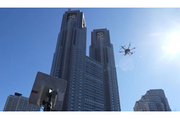 超高層ビル街の災害対策にドローン活用！新宿で災害対応実証実験験 画像