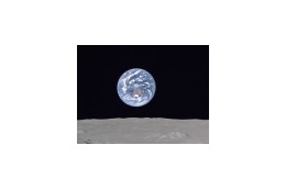 月周回衛星「かぐや」、地球が月から昇る「満地球の出」2回目のハイビジョン撮影 画像