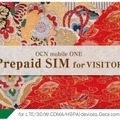 「OCN mobile ONE Prepaid SIM for VISITOR」パッケージ