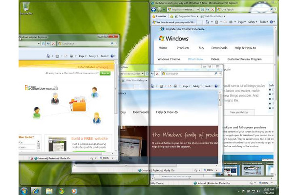 Windows 7の画面イメージ