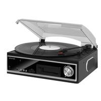 レコードやカセットテープの音源をPCと繋ぎデジタル録音できるプレーヤー 画像