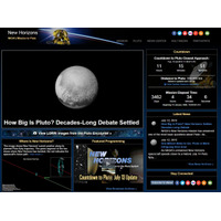 米無人探査機、本日21時に冥王星へ最接近 画像