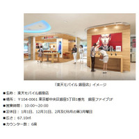 楽天モバイル、首都圏初の専門ショップを銀座に開店 画像