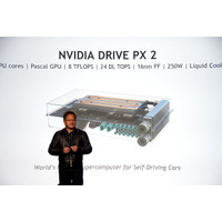 【CES 2016】NVIDIA、自動運転車用CPU「DRIVE PX 2」を発表 画像