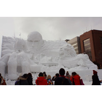 「第67回さっぽろ雪まつり」開幕！「進撃の巨人」や五郎丸も 画像