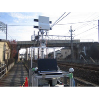 「5G」を用いた列車への高精細映像伝送実験に成功 画像