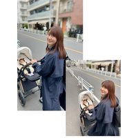安めぐみの次女ベビーカーデビュー＆お散歩ショットに反響「かわいいママ！」 画像