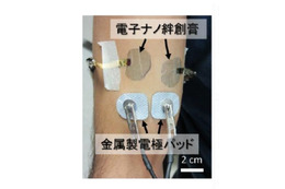 早大、次世代ウェアラブルに向け「電子ナノ絆創膏」開発