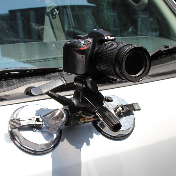 カメラを車の屋根などに取り付けられる 超強力ダブル吸盤カメラマウント Rbb Today