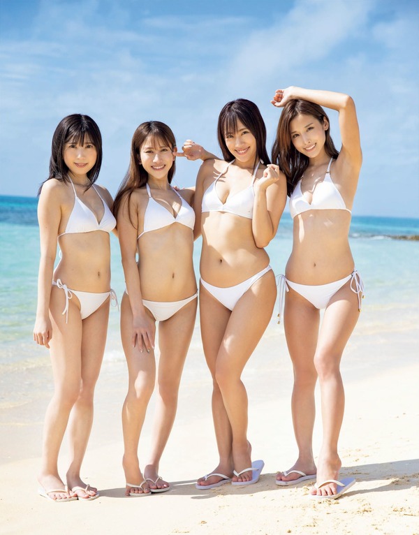 ミスflash2021の美女4人が集結！まぶしい水着姿を披露！ Rbb Today