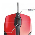 ホイールベースの周りに3つのタッチセンサーを搭載したイメージ