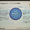 S12 MagniVの構成。SiPソリューションは個別のプロセスで構成されるS12マイクロコントローラユニット（MCU）と、アナログICをシングルパッケージに統合した製品。シングルダイソリューションは、S12 MCUと40V対応のアナログ部分を、同一ダイ上に統合した製品となる