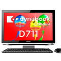 液晶一体型AVPC「dynabook Qosmio D711/WTTCB」