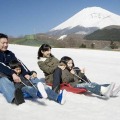 富士山を臨む