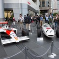 ホンダF1復帰発表、本社前のようす