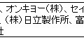 調査対象企業一覧