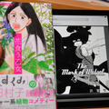 見開き（横向き）表示で新書サイズの単行本と比較。横向きではわずかに小さいが、可読性は高い。