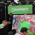 GRAPHITIアプリのブース