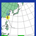日本付近に発生している台風情報も確認可能。現在の勢力や予想進路、現在自分がプレーに最接近する時間等を確認することができる（画像はプレスリリースより）