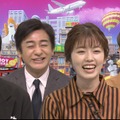 左から）川島明（麒麟）、片岡愛之助、小芝風花、藤本敏史（FUJIWARA)（C）フジテレビ