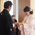 神前結婚式の様子【撮影：浜瀬将樹】