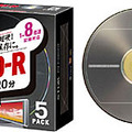 　TDKは、8倍速記録対応の録画用/データ用DVD-R「UVガード超硬」、6倍速記録対応のデータ用DVD-RW、2倍速記録対応の録画用/データ用DVD-RWカラー、2倍速記録・インクジェットプリンタ対応の録画用DVD-RWを発売する。