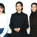 根本真陽、河合優実、田中麗奈【撮影：小宮山あきの】