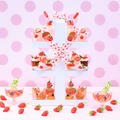 「ロビーラウンジ」Pink Afternoon Tea ～Strawberry・PART I～