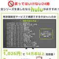 『笑ってはいけない24時』を見る方法｜Huluで見放題配信中【2025年版】