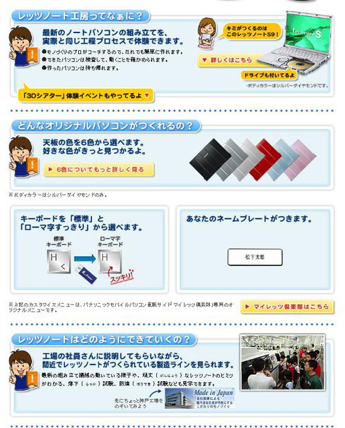 「手づくりLet'snote工房 2010」のページから