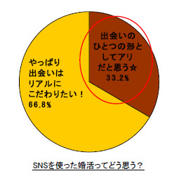 SNSを使った婚活ってどう思う？