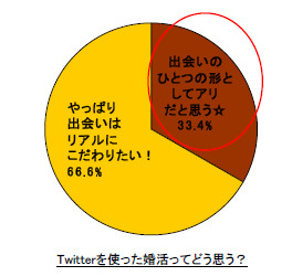 Twitterを使った婚活ってどう思う？