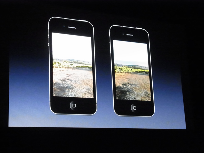iOS4.1の「High Dynamic Range photos」（HDR photos）機能