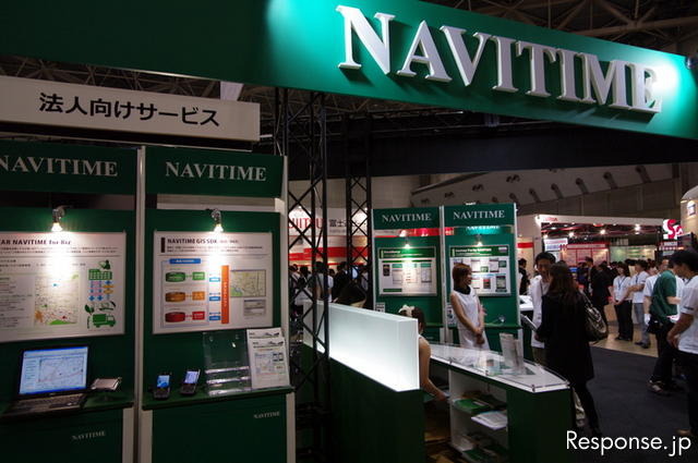 【スマートフォン＆モバイルEXPO】スマホ用クレードルはアプリとのセット販売も検討…ナビタイム