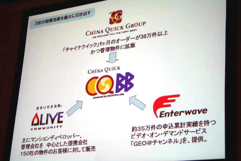 CQBBのビジネスモデル。コンテンツとインフラとサービスの協業という形は、今後も増えるに違いない