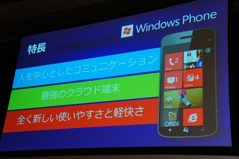 Windows Phone 7.5の特長