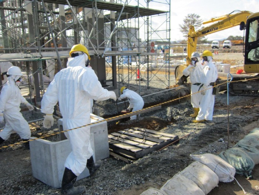 新開閉所建設（1月10日撮影）