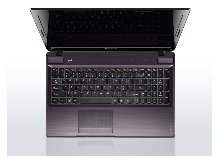 「IdeaPad Z575」上側