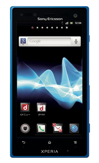 「docomo with series Xperia acro HD SO-03D」Aqua