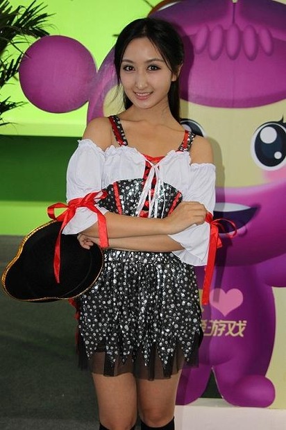 【China Joy 2012】とれたて中国美人をお届け！ゲームショウを彩るコンパニオンたち200枚(1)