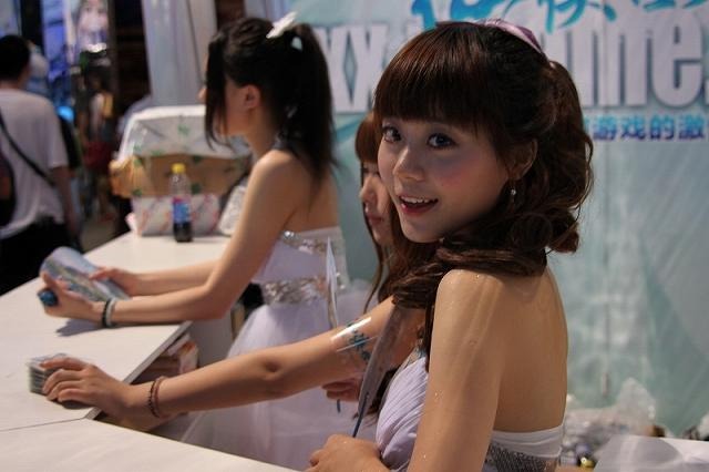 【China Joy 2012】とれたて中国美人をお届け！ゲームショウを彩るコンパニオンたち200枚(1)