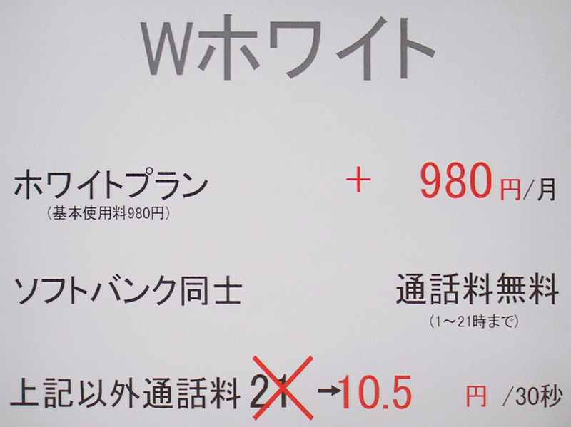 　ソフトバンクは25日、第3世代（3G）携帯新商品発表会を行った。代表取締役社長の孫正義氏のプレゼンテーションのほか、女優の上戸彩さんと菊川怜さんも登場し、ファッションショーような雰囲気で新機種がお披露目された。